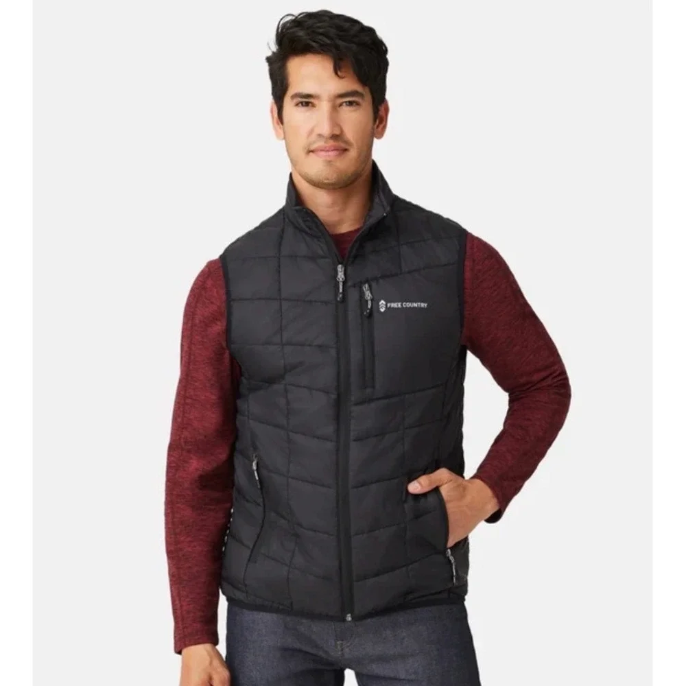 NWT Free Country Men's Vest – Black – Size XL - Picture 1 of 6